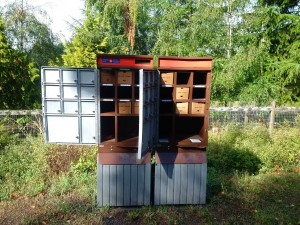 Residents in rural Saanich woke to find their community mailbox had been the target of another break-in. Photo courtesy Saanich South MLA Lana Popham.