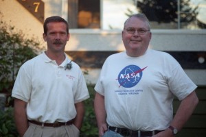 Retired Canadian astronaut Chris Hadfield & Chris Gainor